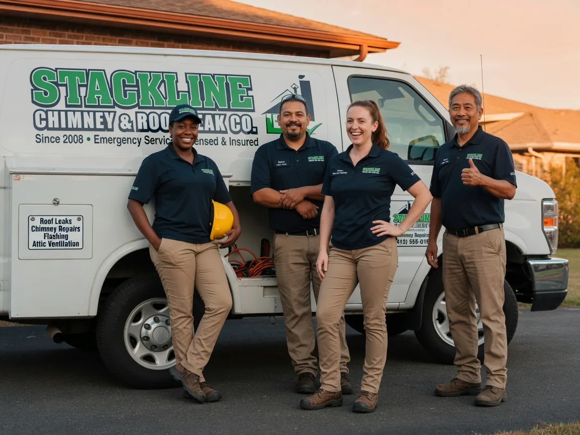 Chimney flashing repair company in Arcadia, MI